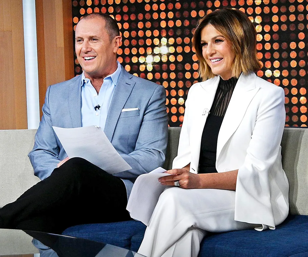 Larry Emdur and Kylie Gillies host The Morning Show.