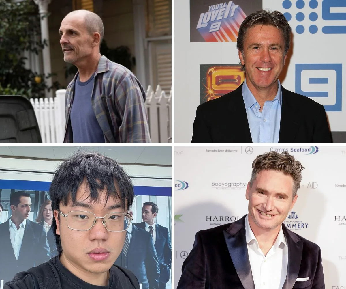 Carl Barron, Glenn Robbins, Aaron Chen, Dave Hughes I'm A Celebrity 2025