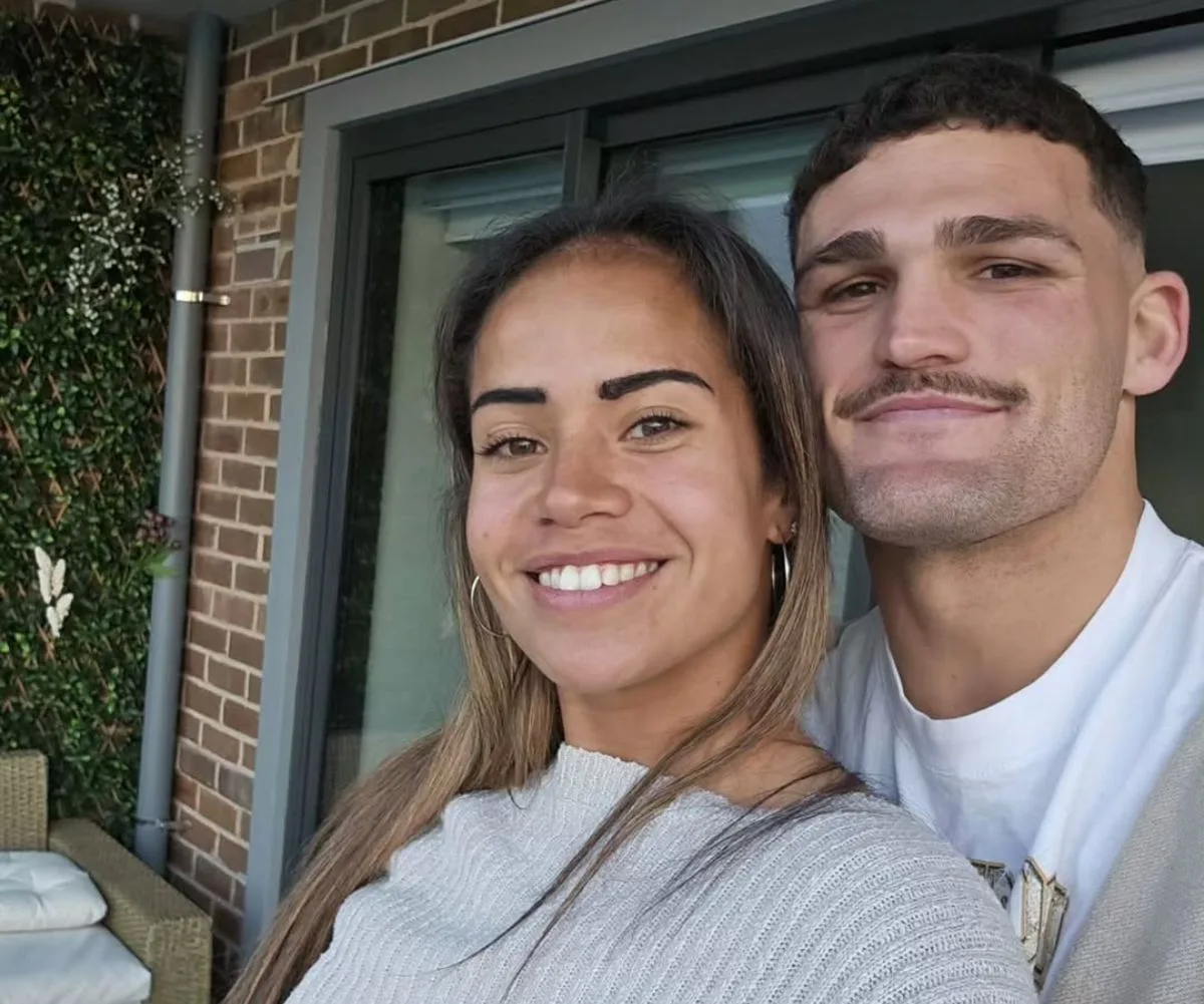 Nathan Cleary and Mary Fowler