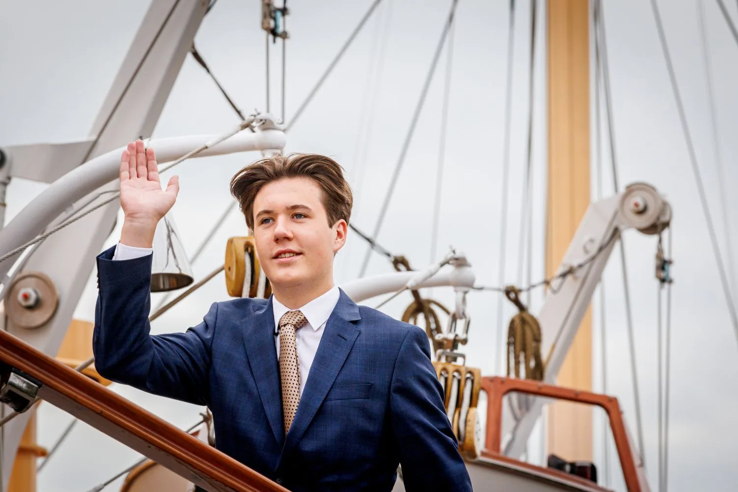 prince christian on a ship