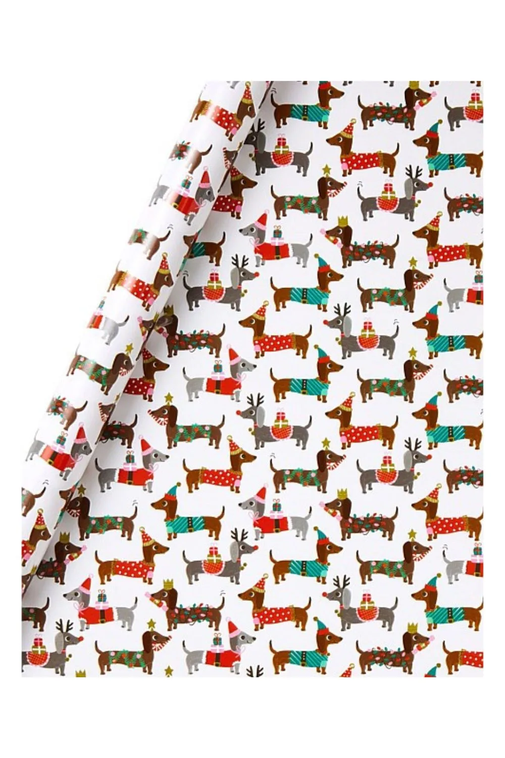 Dachshund wrapping paper