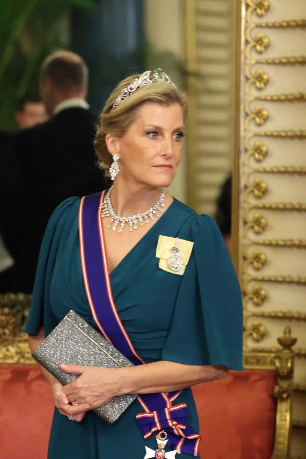 Duchess Sophie in green dress 