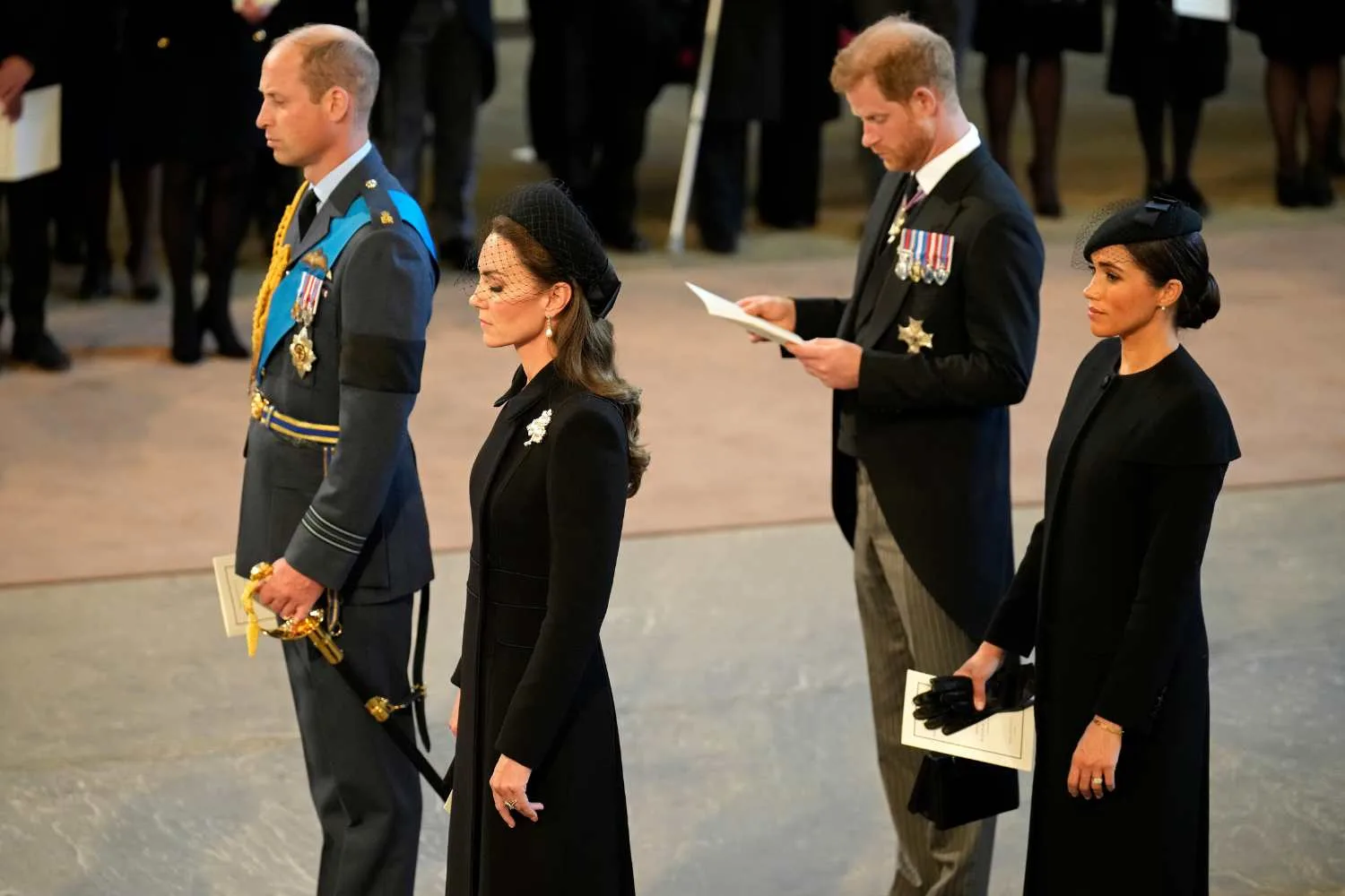 Harry and Meghan with Catherine and William 