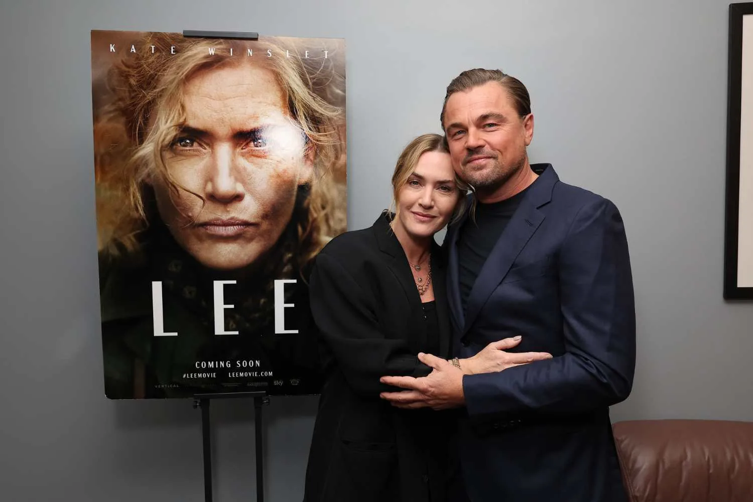 Leonardo and Kate at screening of Lee 