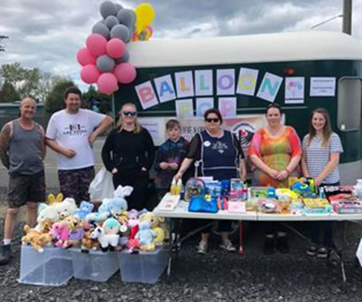 With other Foster Hope volunteers. (Image: Supplied)