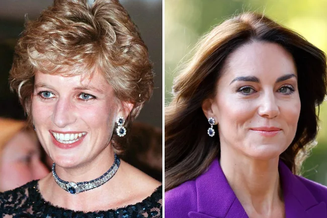 Kate Middleton and Princess Diana
