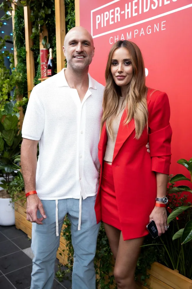 Rebecca and Chris Judd