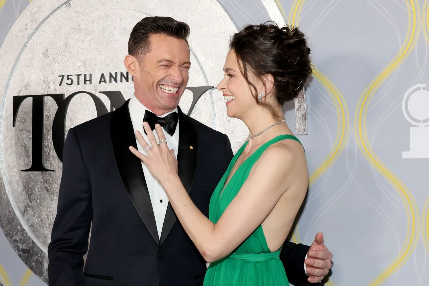 Sutton foster and hugh jackman 