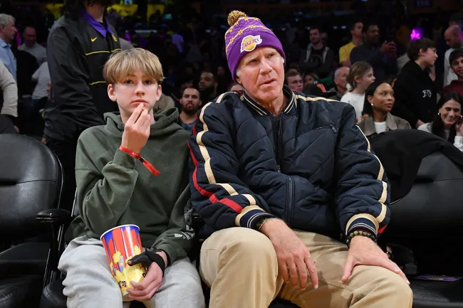 Will Ferrell and his son