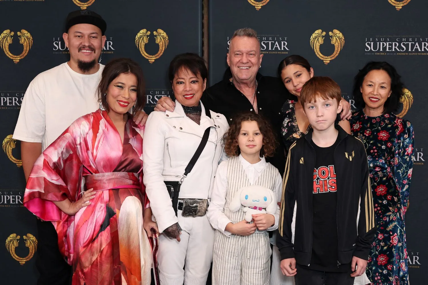 Jane and Jimmy Barnes with their family