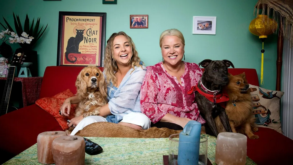 Angie Kent and Yvie Jones on Gogglebox