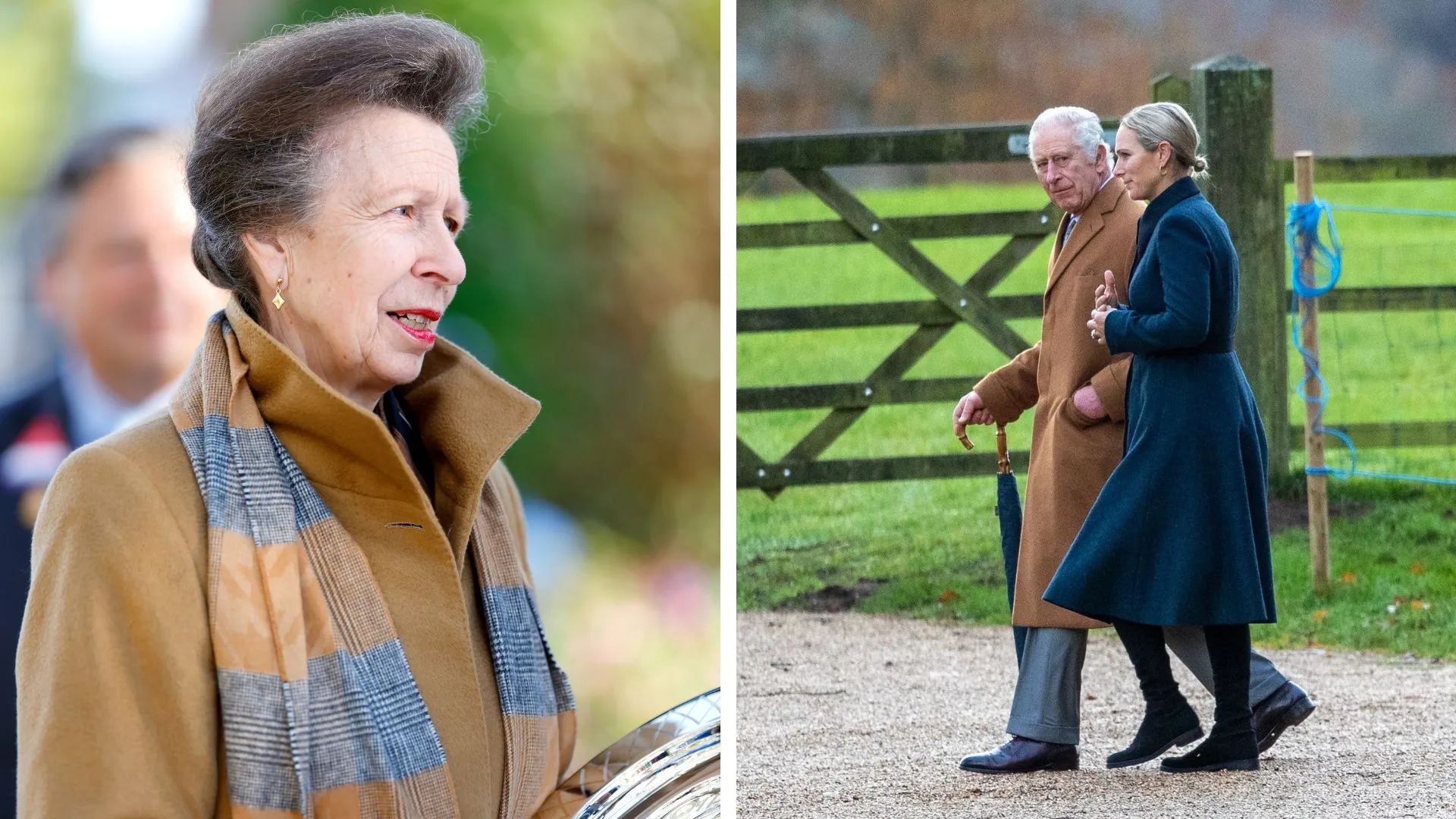 princess anne, king charles and zara