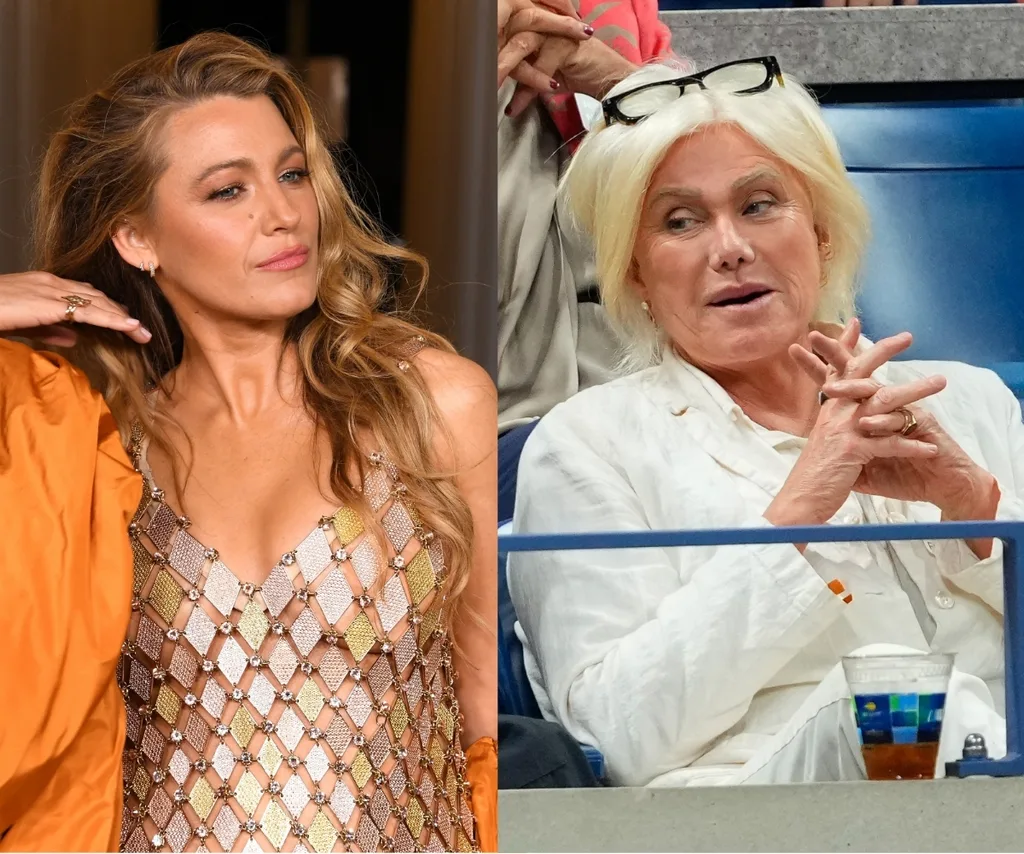 Two women are shown side by side. One has long blonde hair and the other has shorter whiter hair.