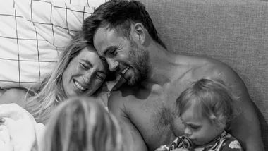 Neighbours star Matt Wilson welcomes third baby with wife, Jessica