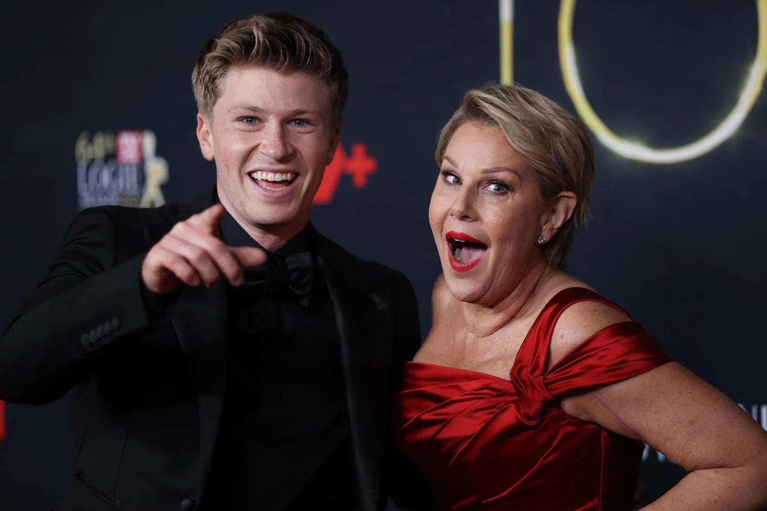 Robert Irwin and Julia Morris at the 64th TV WEEK Logie Awards