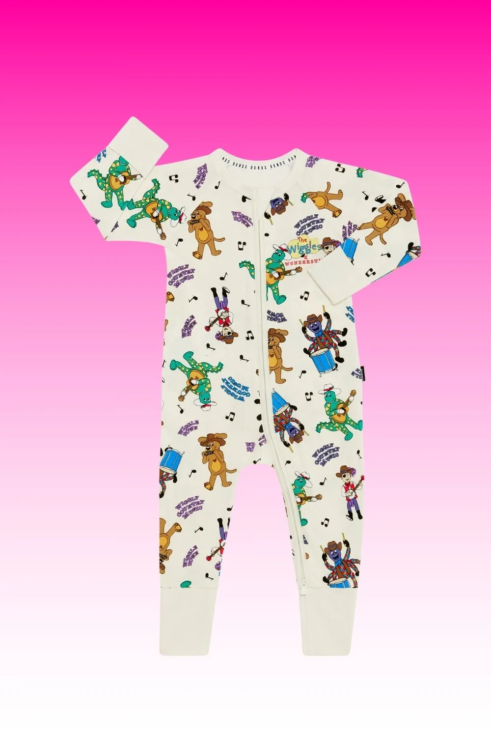 White wiggles onesie