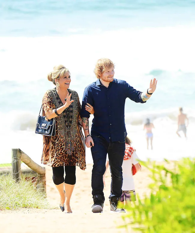ed sheeran home and away