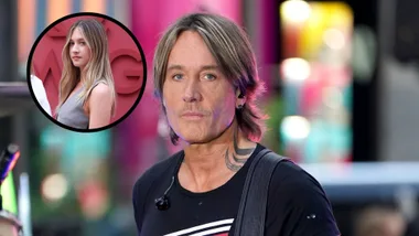 Keith Urban looks sombre