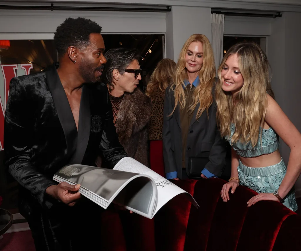 Nicole Kidman and Sunday Rose at W Magazine's Golden Globes party