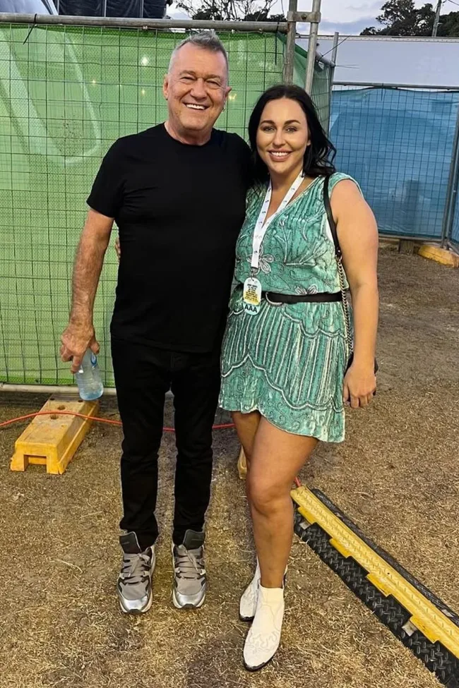 Katy Lee and Jimmy Barnes