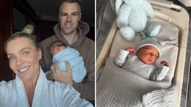Beloved sports presenter Abbey Holmes has welcomed her first child