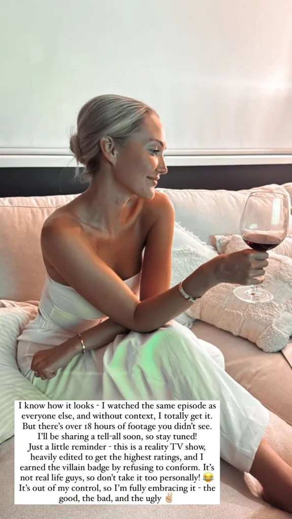 Tamara Hall instagram story