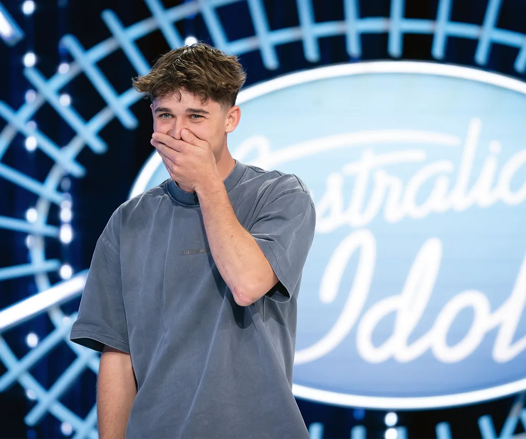 Australian Idol's John Van Beek at the audition.