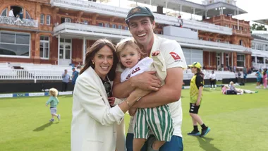Off the cricket pitch, Pat Cummins and his wife Becky have built a beautiful family life together