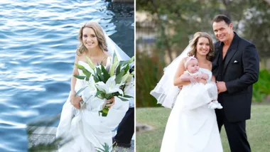 Reggie’s romantic wedding to partner Dale Sorensen