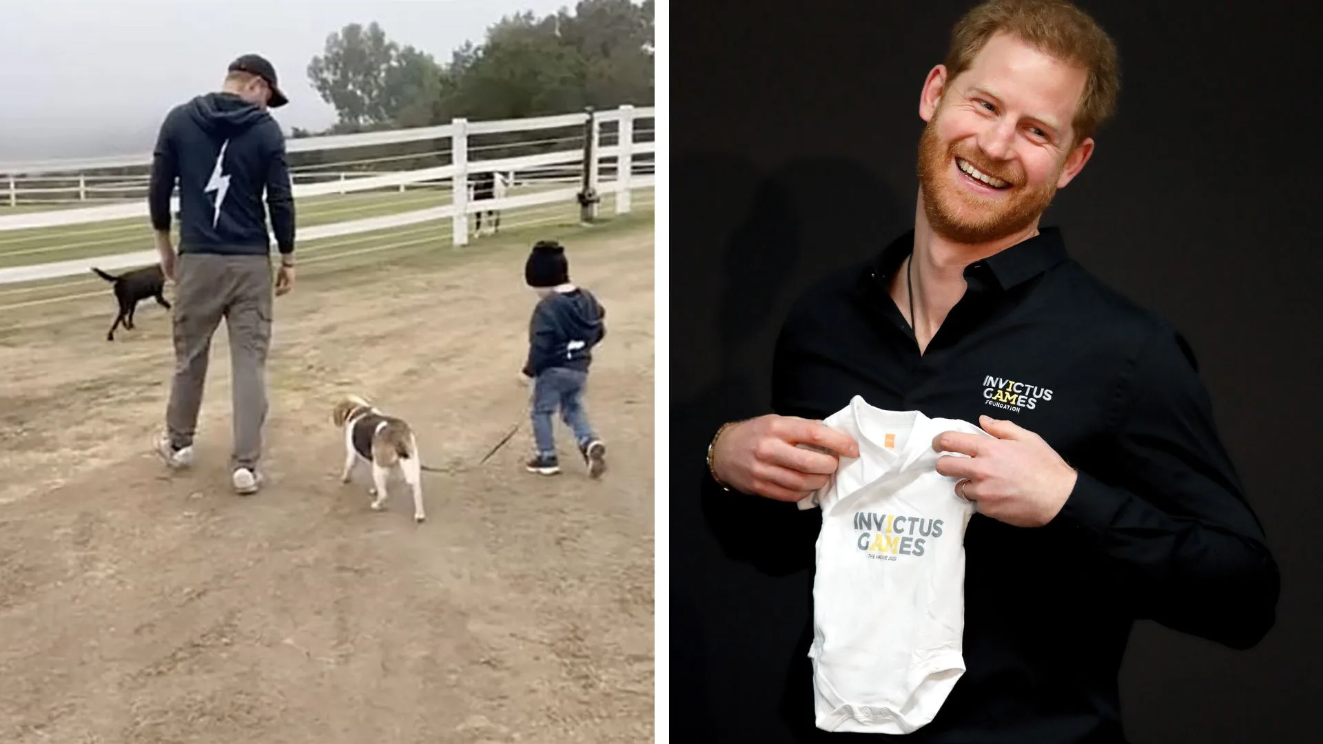 prince harry with his son prince archie