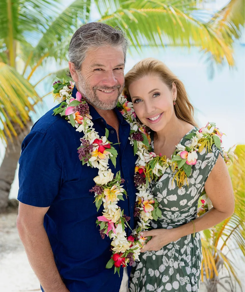 Catriona and Paul in the Cook Islands in 2025