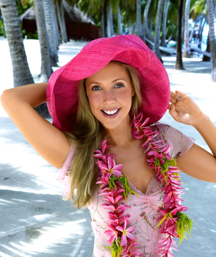 Catriona on her original honeymoon in 2008