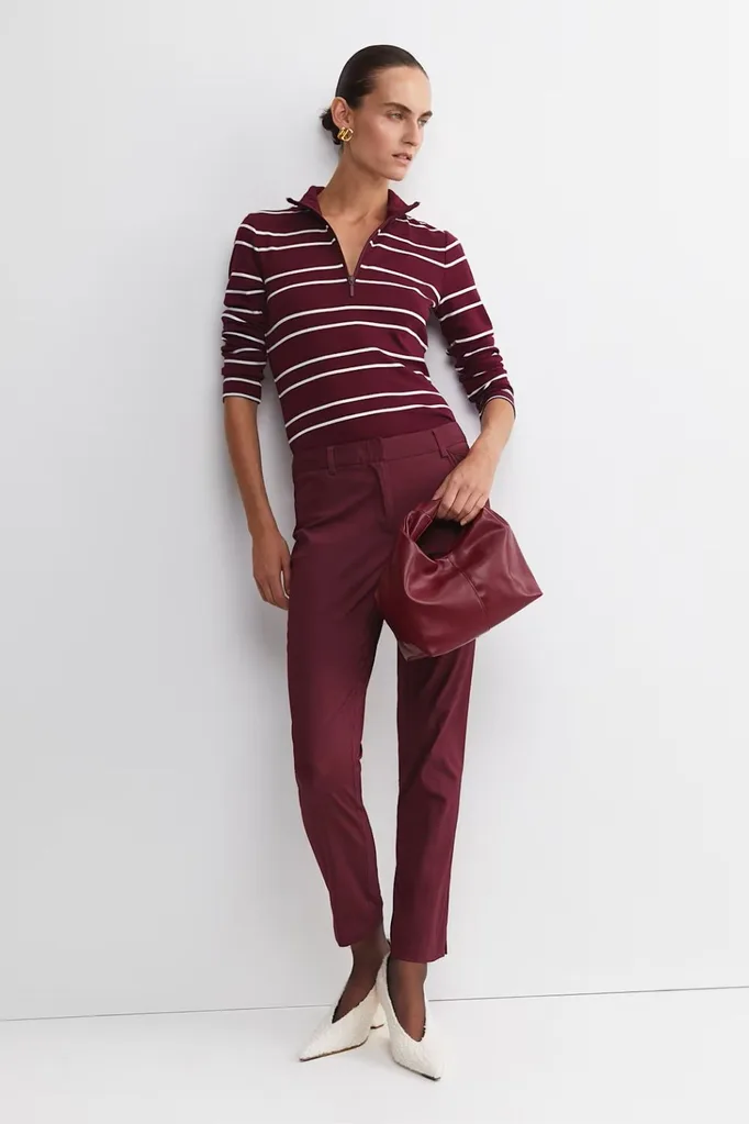 Sportscraft stripe funnel top