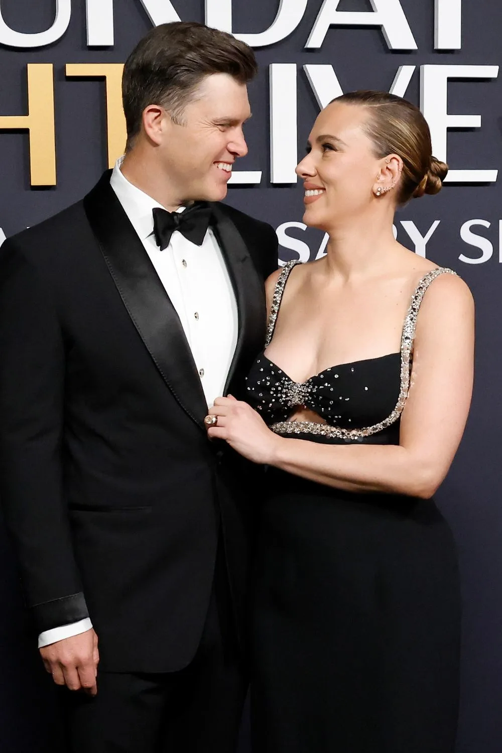 Scarlett Johansson and Colin Jost