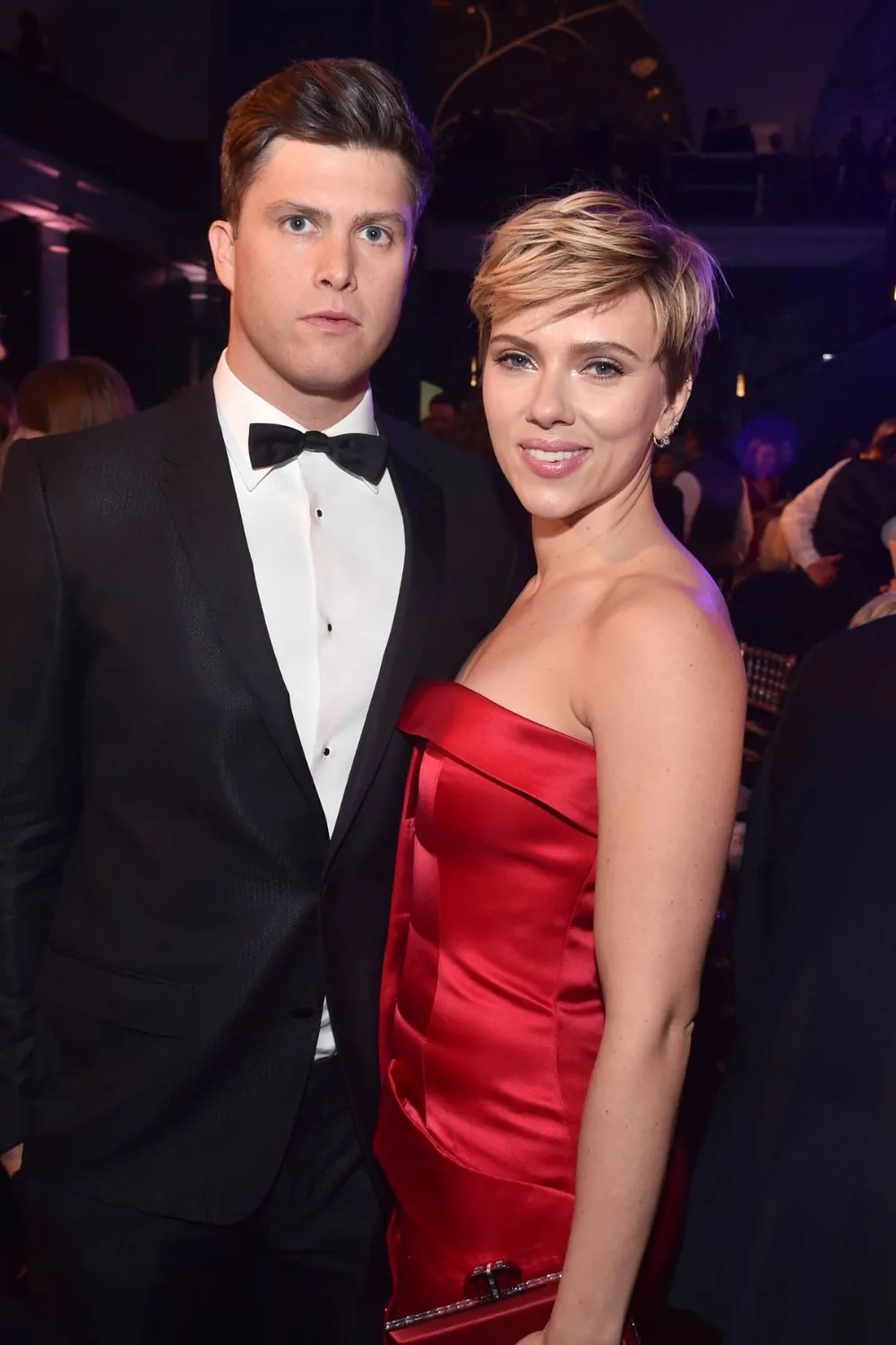 Scarlett Johansson and Colin Jost