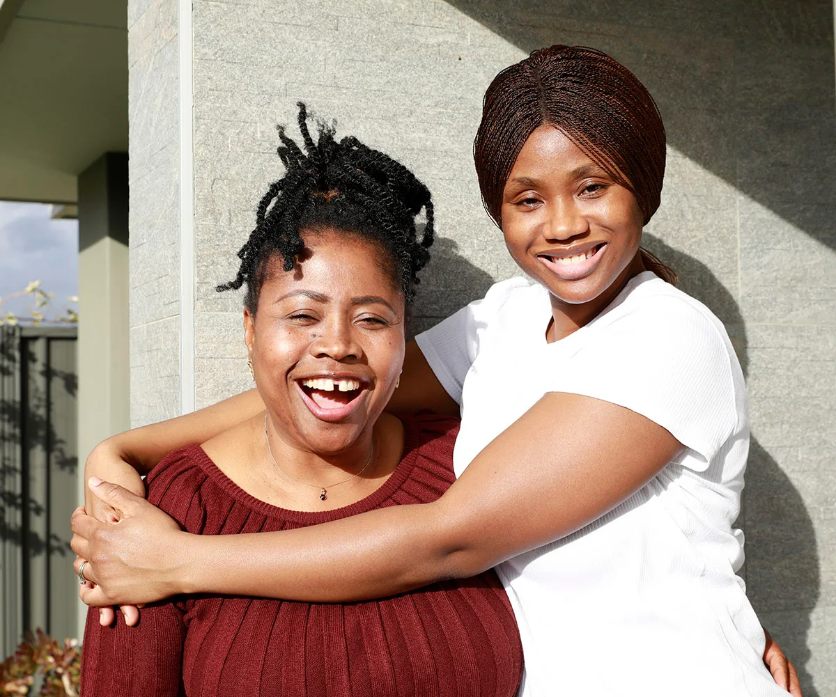 Me and my daughter Regina. (image: Supplied)