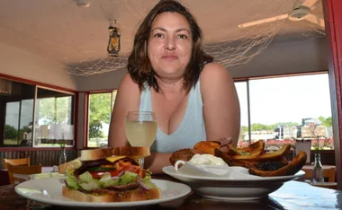 Priscilla Meli at the Oasis Exchange Hotel. (Image: Supplied)