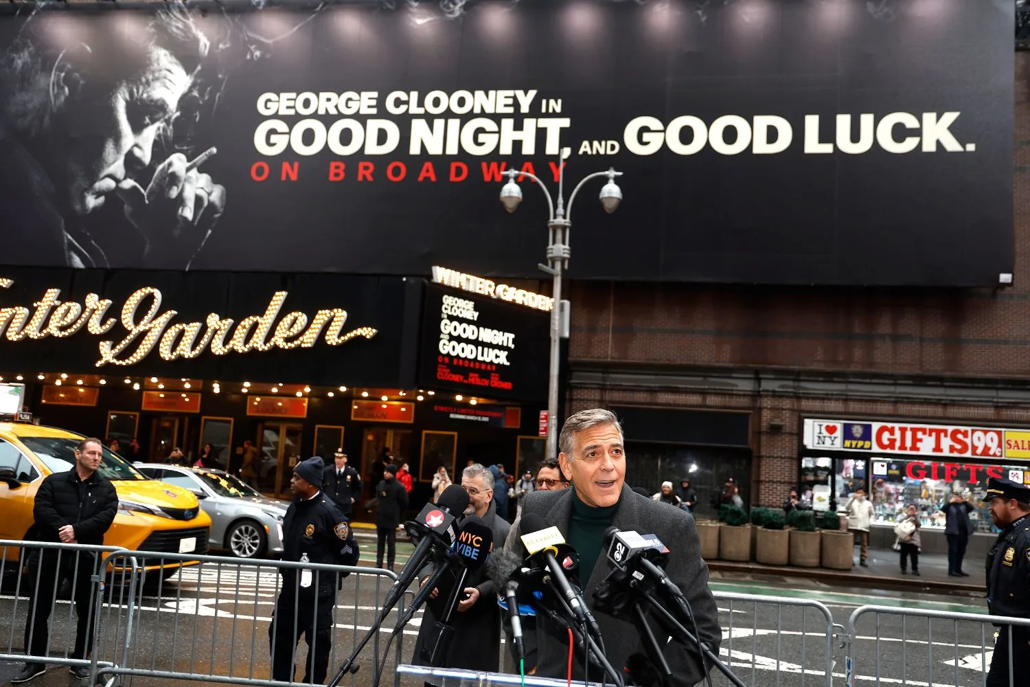 george clooney in new york 