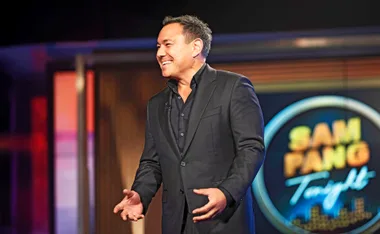 Comedian Sam Pang is living out an unexpected dream as host of his own talk show