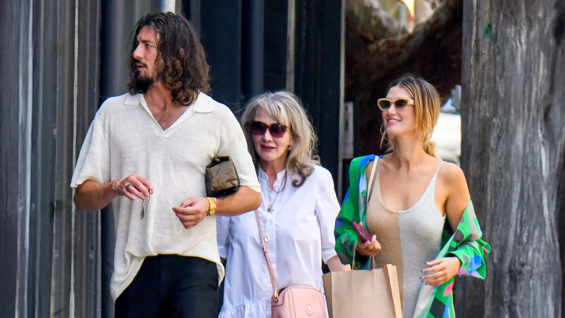 Matthew Copley, Delta Goodrem and Lea Goodrem
