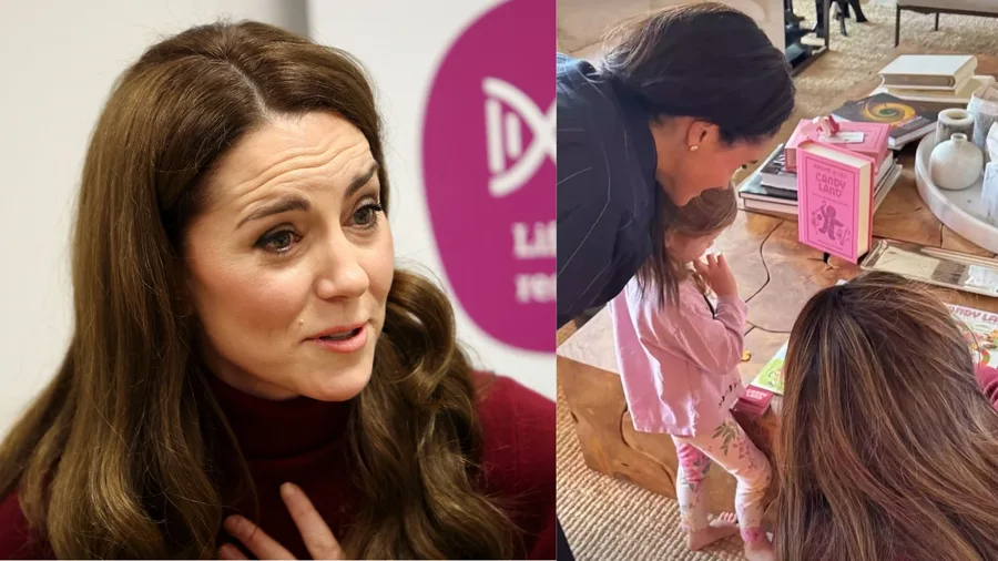 Kate Middleton reacts to Meghan Markle's new video