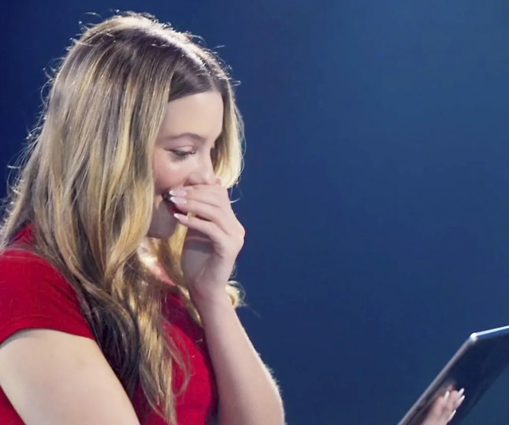 Gisella was thrilled to receive a message from pop star Katy Perry.