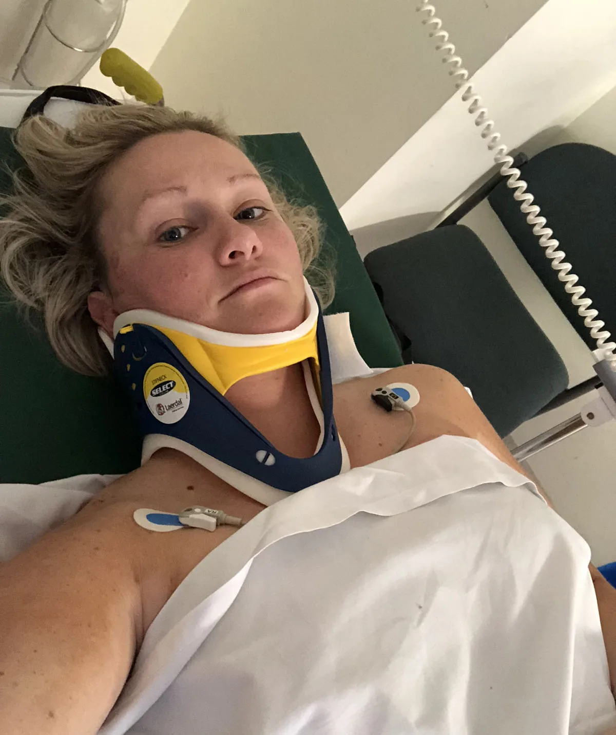 Me after loss of consciousness resulting in a 4 week Cardiac unit stay. (Image: Supplied)