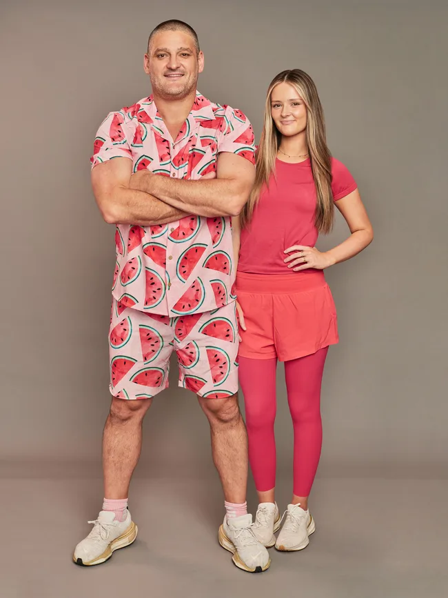 Brendan and Leni Fevola on The Amazing Race