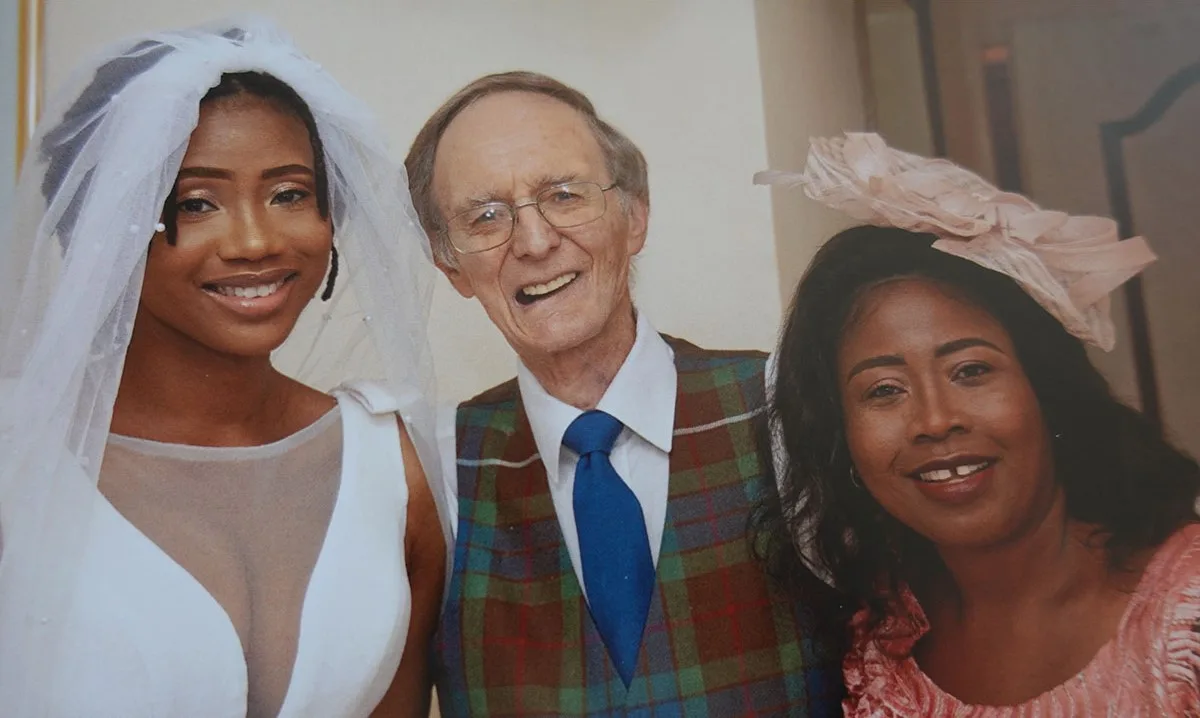 Dr. Keith Thomson at Regina's wedding. (Image: Supplied)