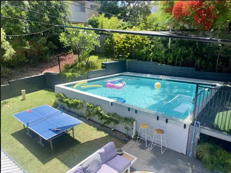 Marlene says when the family isn't using the pool, she hires it out for $42 an hour.
