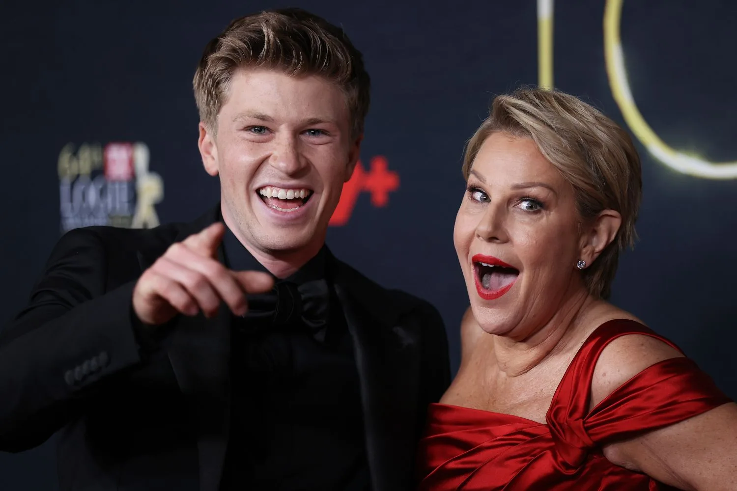 Robert Irwin and Julia Morris 