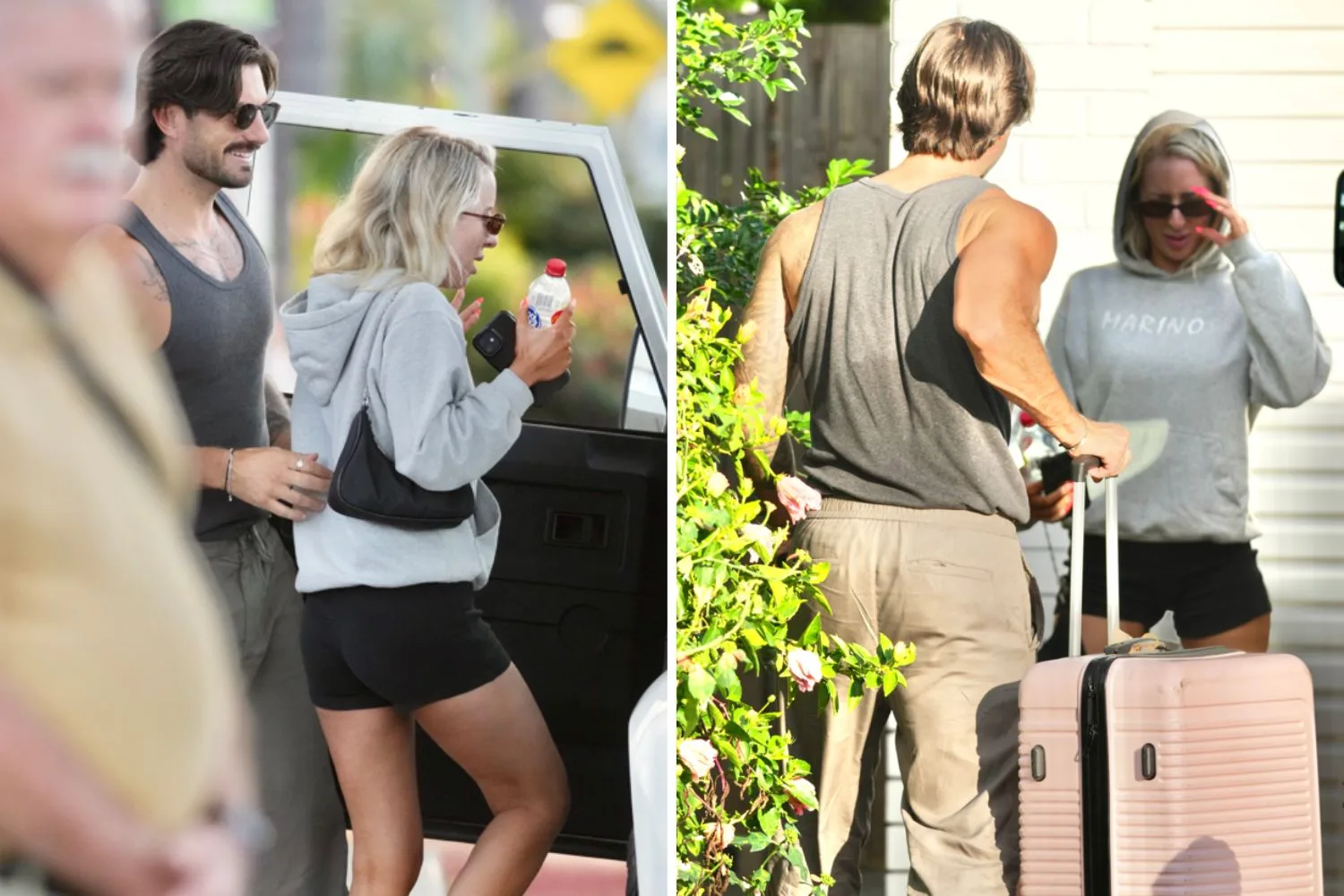 Jamie and Eliot caught by paparazzi