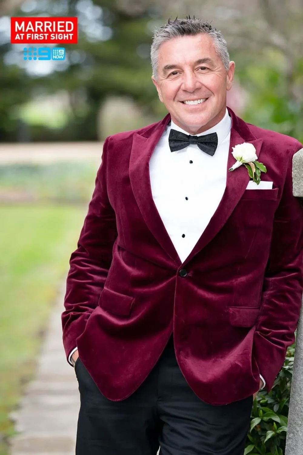 Tony's promo shots for MAFS on his wedding day