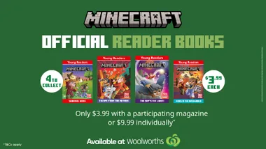 Discover Minecraft Official Reader Books at Woolworths!